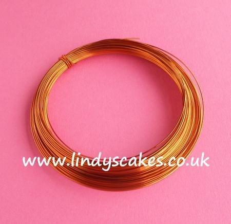 Gold- Antique Gold Coloured Craft Wire (0.5mm) SKU18256