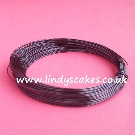 Purple - Mauve/Black Coloured Craft Wire (0.5mm) SKU18256111111111111