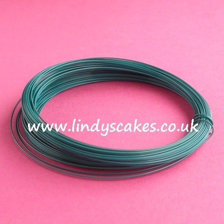 Green - Opaque Green Coloured Craft Wire (0.5mm) SKU18256111111111111111111