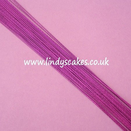Purple - Metallic Purple Floristry Wire (24g) SKU18322112111111