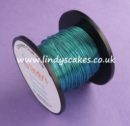 Blue - Turquoise Coloured Copper Craft Wire (0.315mm) SKU176641721111111111112
