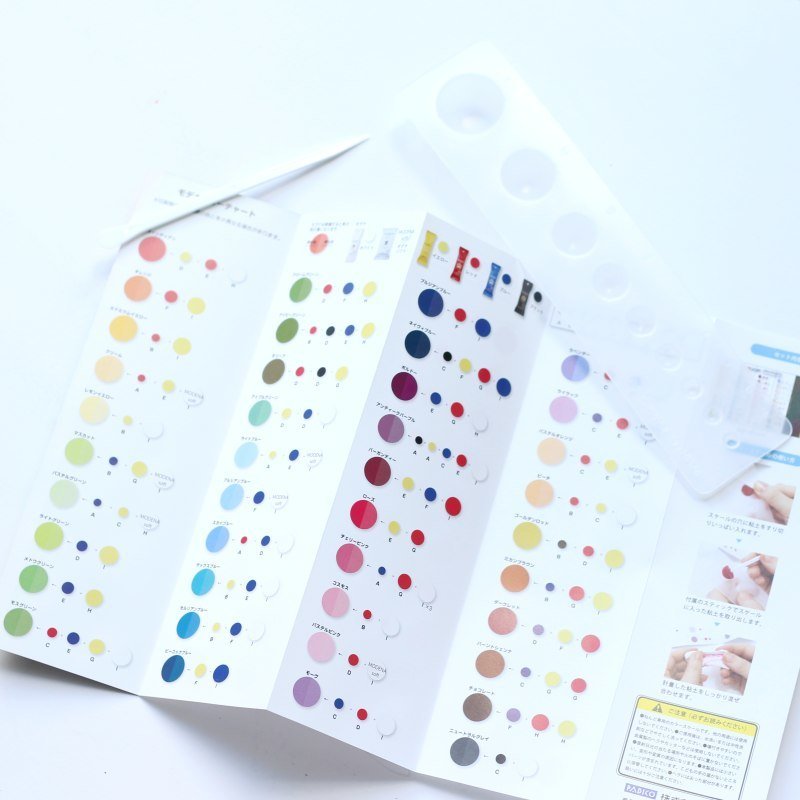 Artista Pigment Colour Chart Artista Pigment Colour Chart