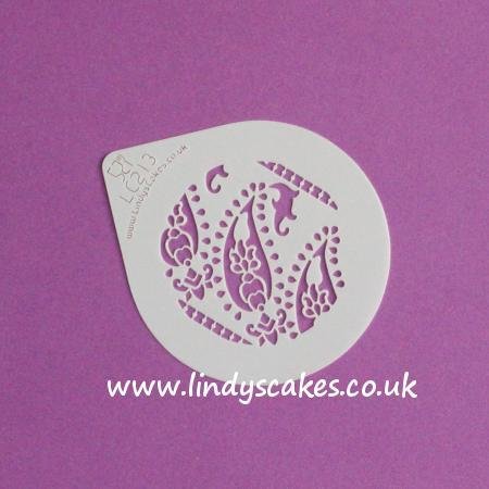 Paisley Circle Cupcake and Cookie Stencil (LC213) Lindy's
