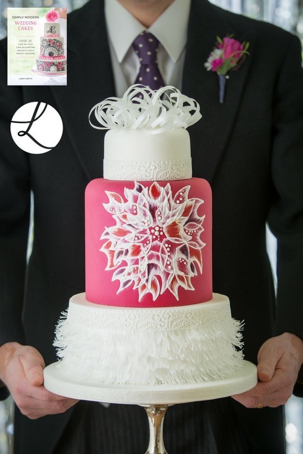 'Simply Modern Wedding Cakes' book by Lindy Smith