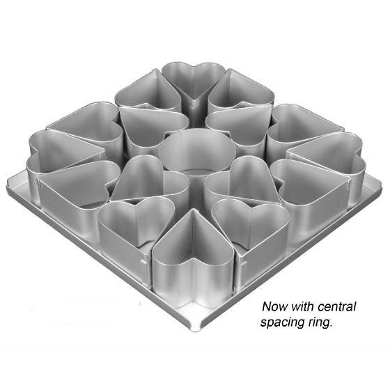 Mini Heart Cake Tin Set SKU17910