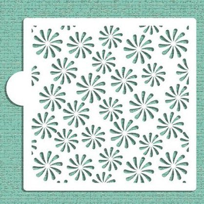 Candy Swirls Cake Stencil - CM033 00017
