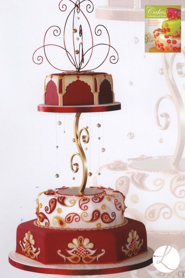 Eastern ornament cake by Lindy Smith from her book 'Cakes to inspire and desire'