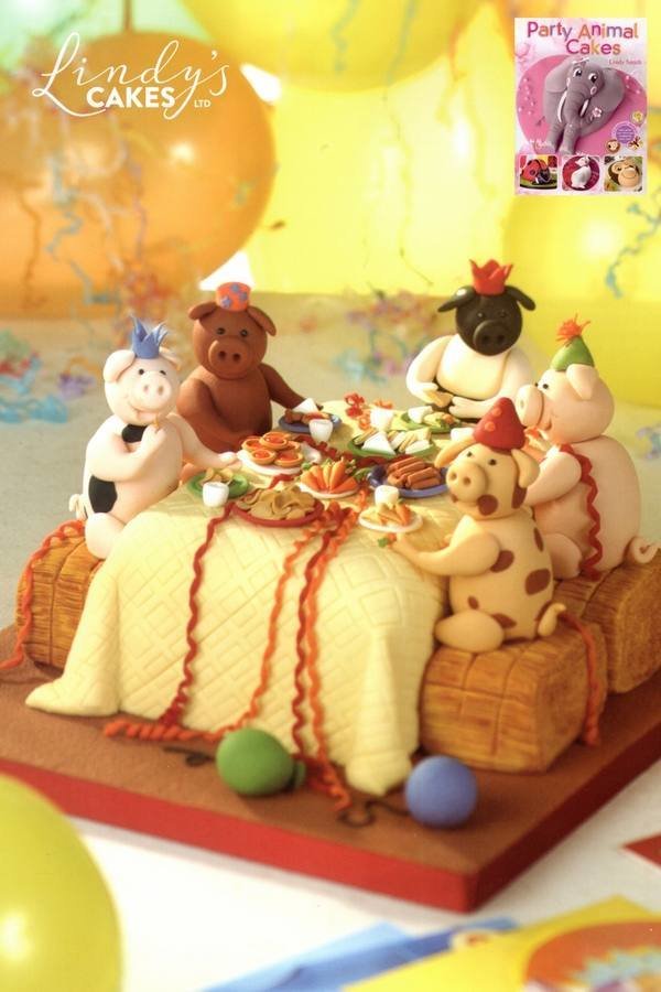 Party Animal Cakes book by Lindy Smith (Paperback)