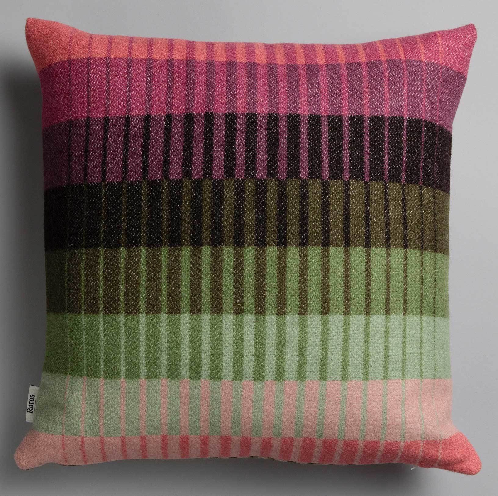 Norwegische Lammwoll Kissen Røros Asmund Gradient 50x50cm 40083