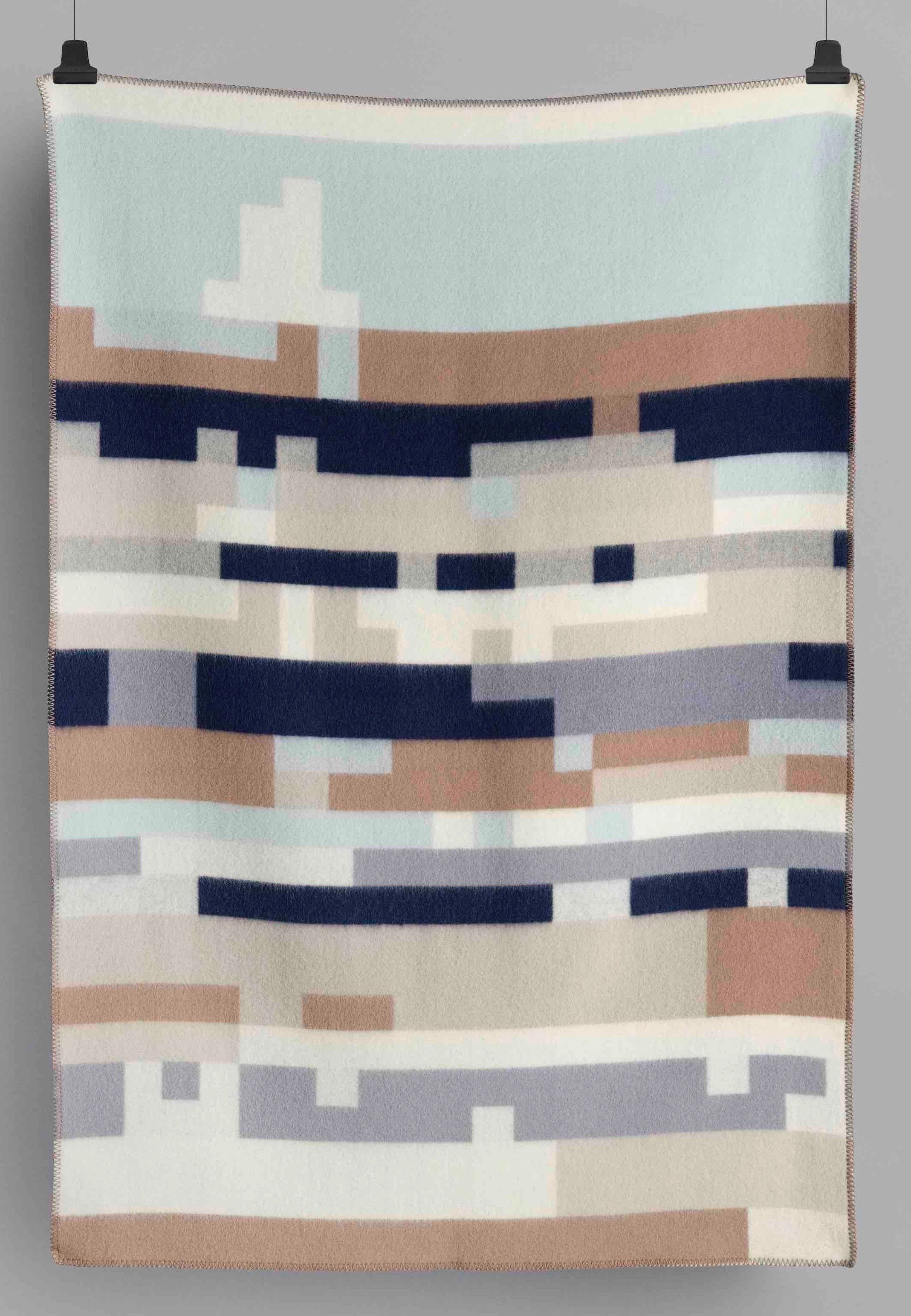 beige • hellblau
