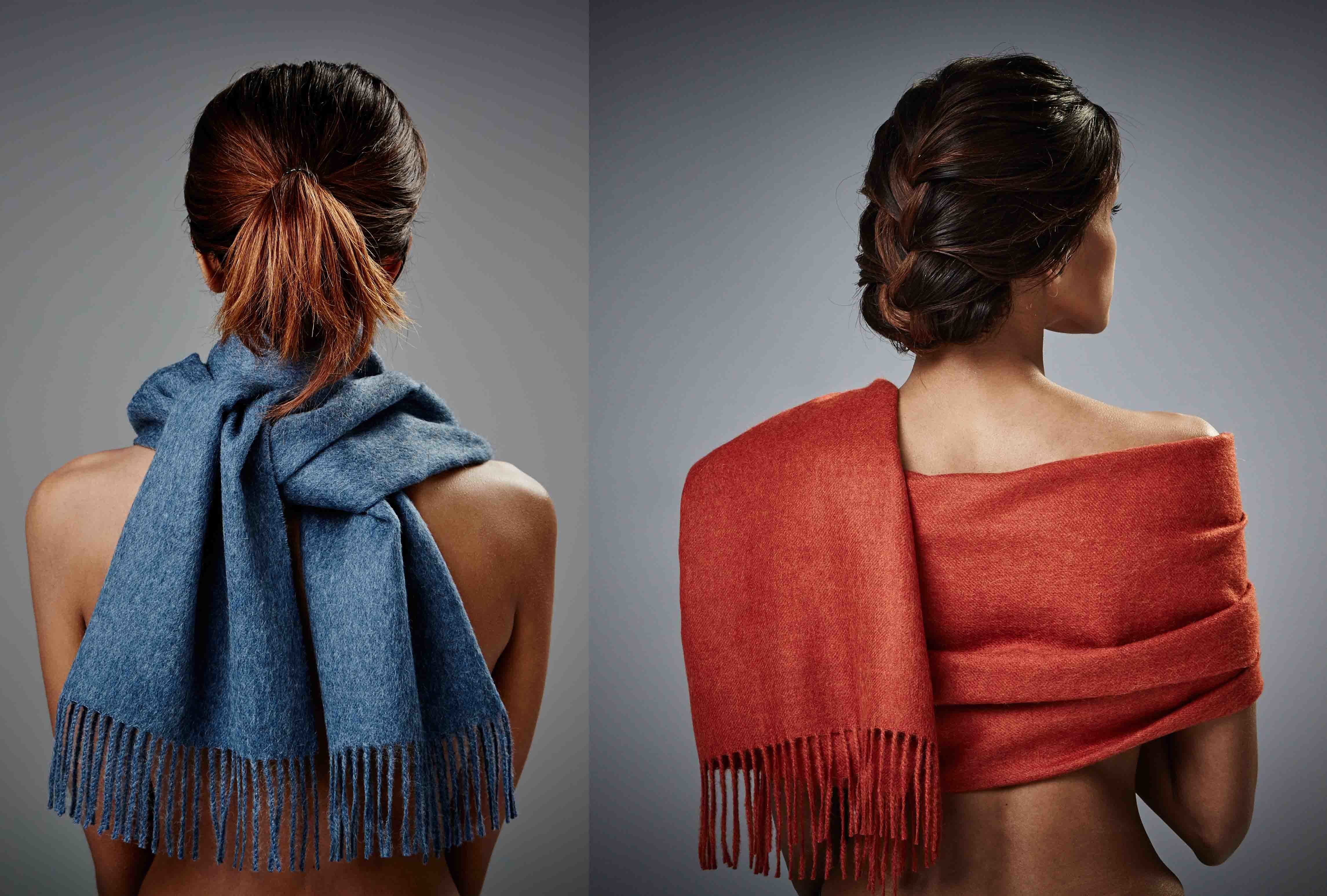100% Babyalpaka Schal Cusco • 30x200cm / 60x200cm 55977