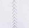 Arrow Stitch Applikation white