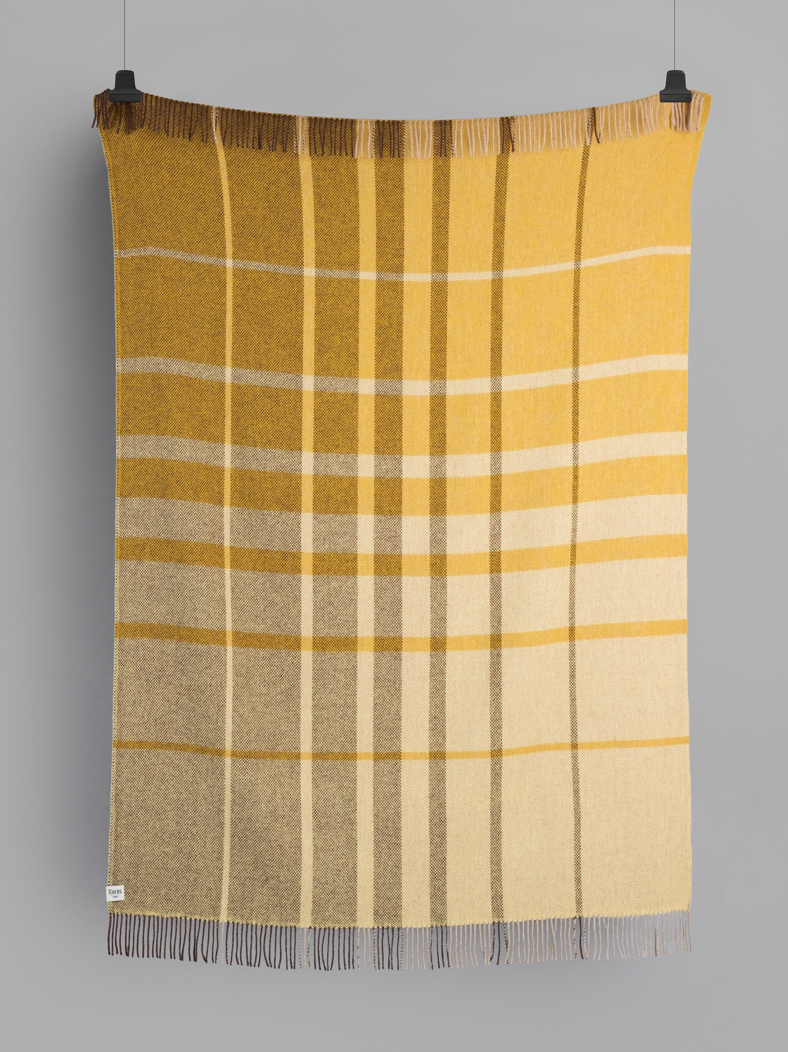 Norwegische Lammwoll Decke Røros Tweed Filos 145x220cm