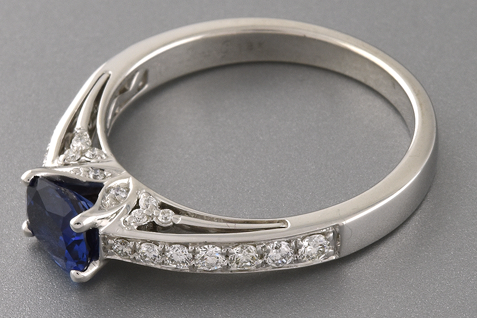 Item #1671 Sapphire and Diamond Ring by Simon G
