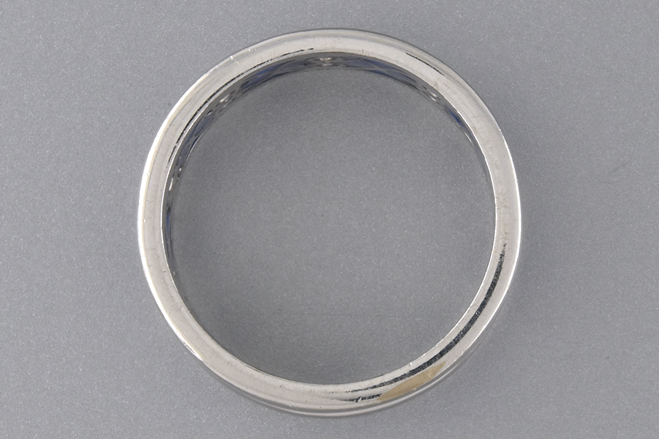 Item #2053 Plique-A-Jour Enamel and Diamond Band