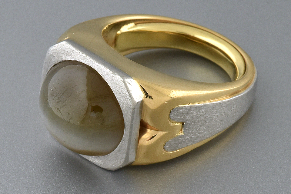 Heavy Gents Cat's Eye Chrysoberyl Ring