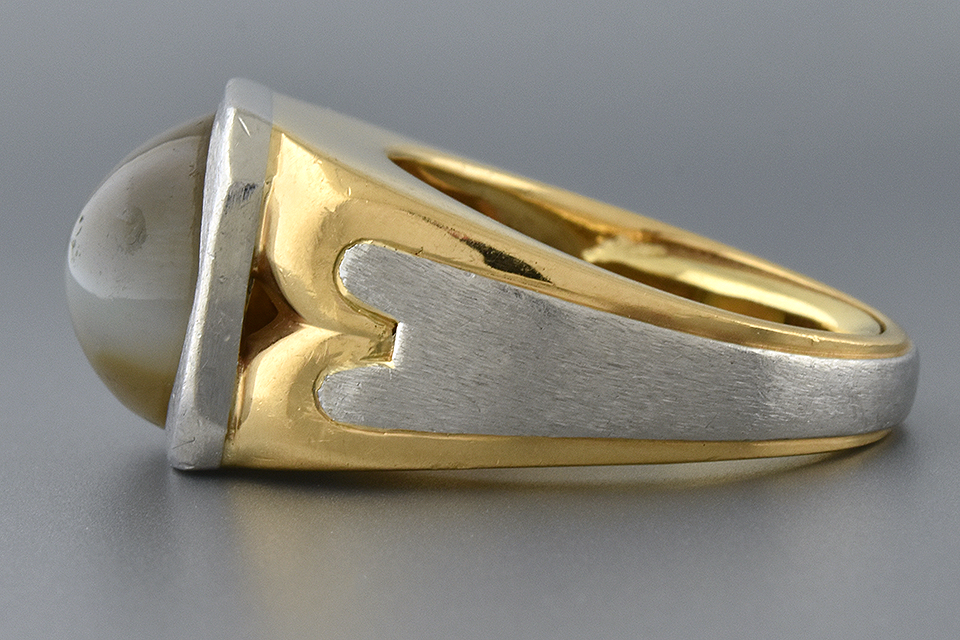 Heavy Gents Cat's Eye Chrysoberyl Ring