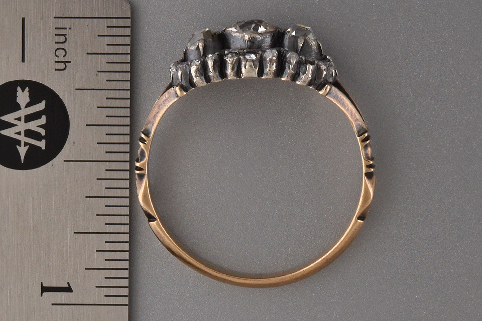 Mid-Victorian Three Stone Diamond Ring