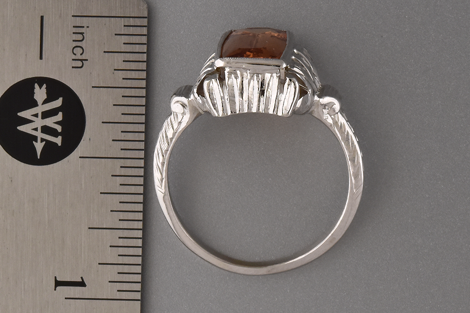 Art Deco Imperial Topaz Ring