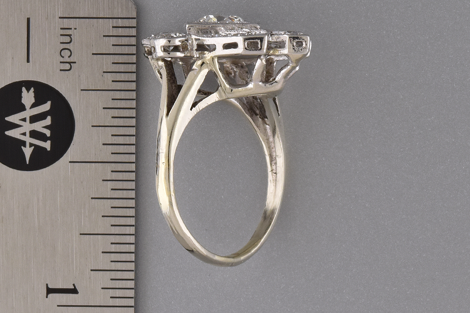 Unique Design Art Deco Diamond Ring