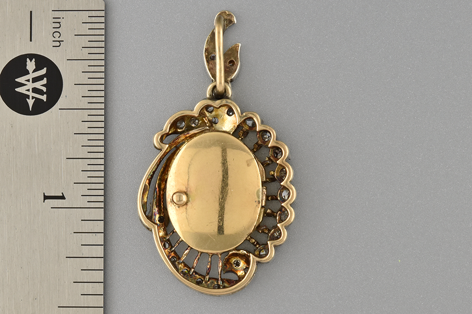 Victorian Two Tone Diamond Locket