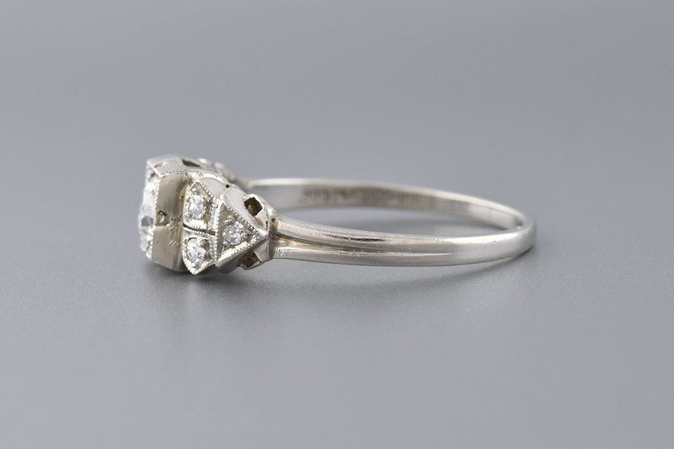 Art Deco Beauty: Handmade Diamond Ring