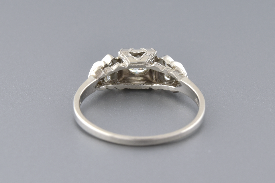 Art Deco Beauty: Handmade Diamond Ring