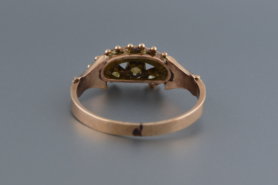 Victorian Turquoise and Pearl Ring