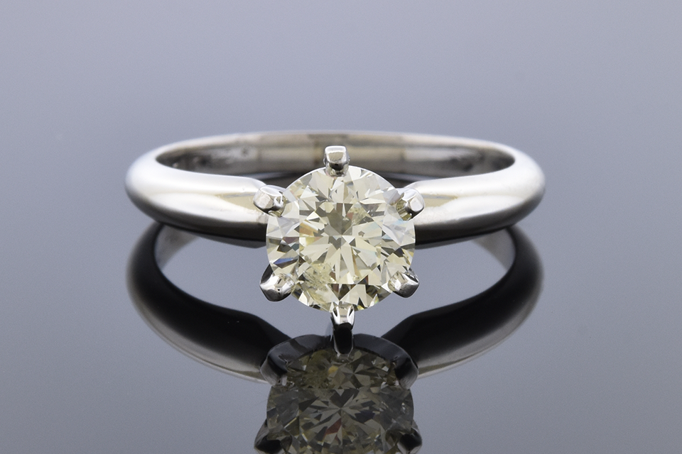 Item #12093 Classic 1.02 Carat Diamond Solitaire Engagement Ring 12093