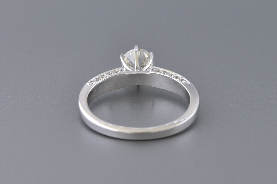 Classic Design .70 Carat Diamond Engagement Ring