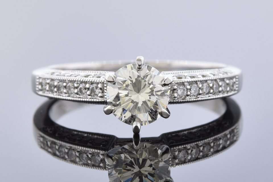 Item #11334 Classic Design .70 Carat Diamond Engagement Ring 11334