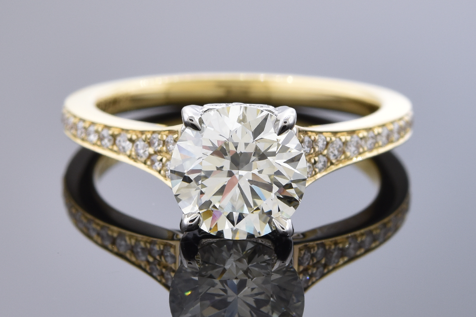 Item #11111 Bright 1.72 Carat Diamond Engagement Ring 11111