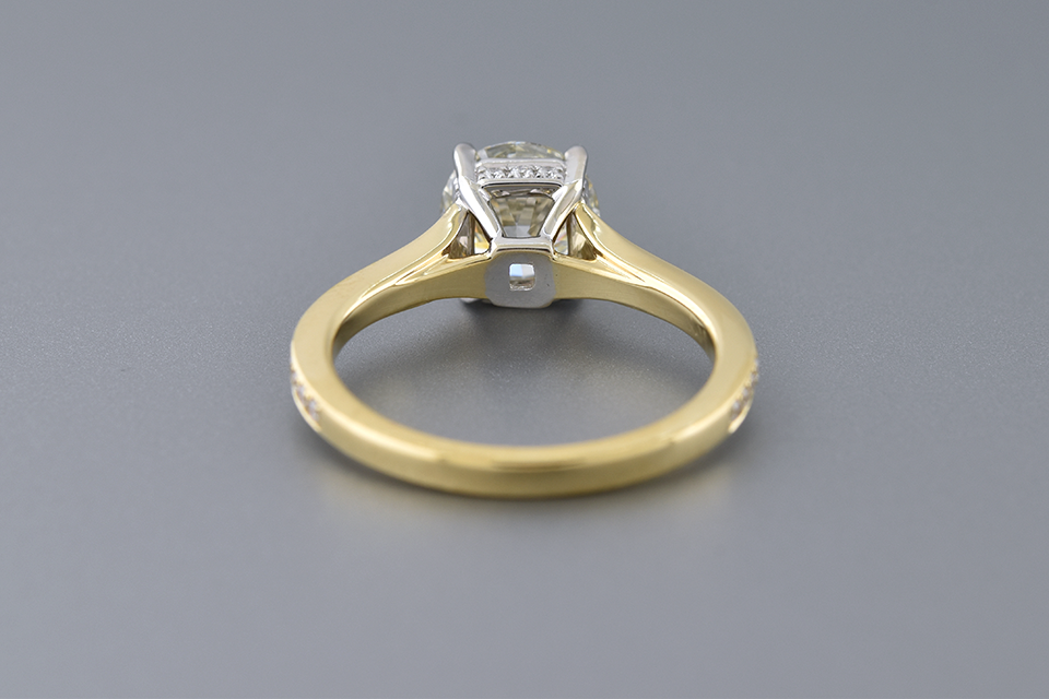 Bright 1.72 Carat Diamond Engagement Ring