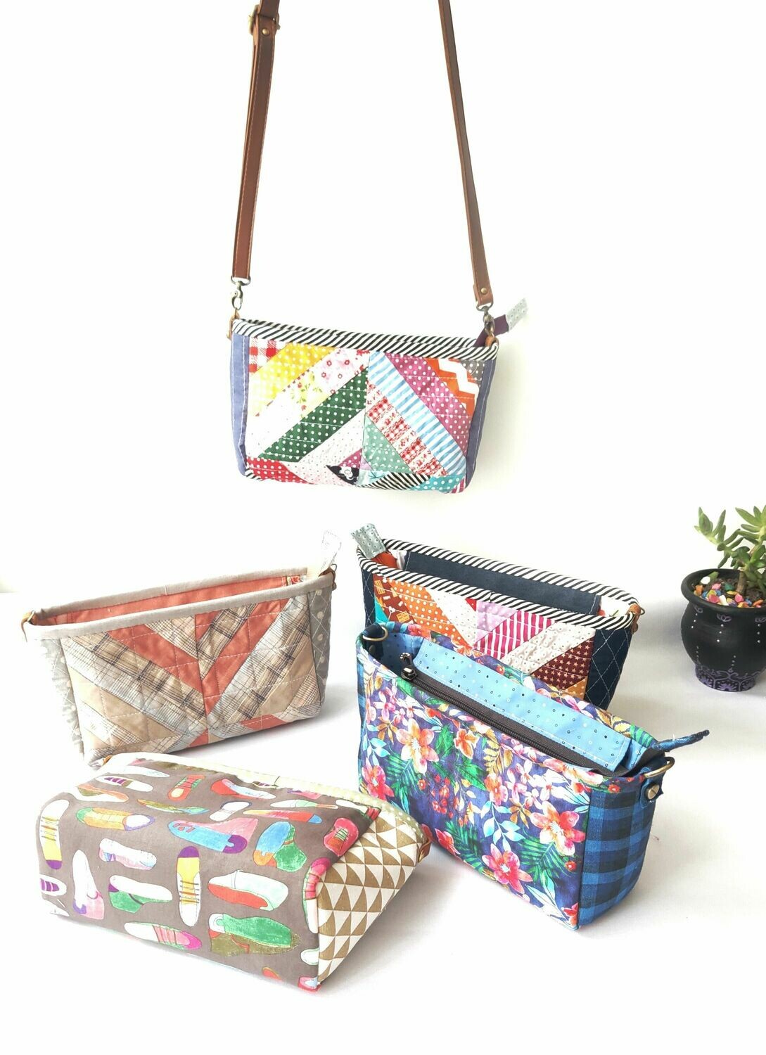 Pdf Pattern- Dotty Patchwork Mini Purse