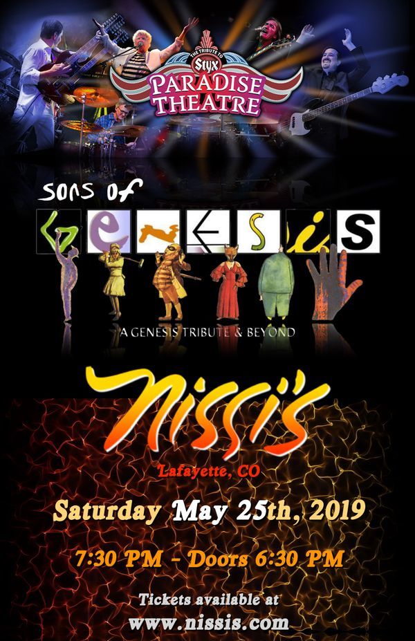 Sons of Genesis & Paradise Theater – May 25 2019 – 7:30pm 01385