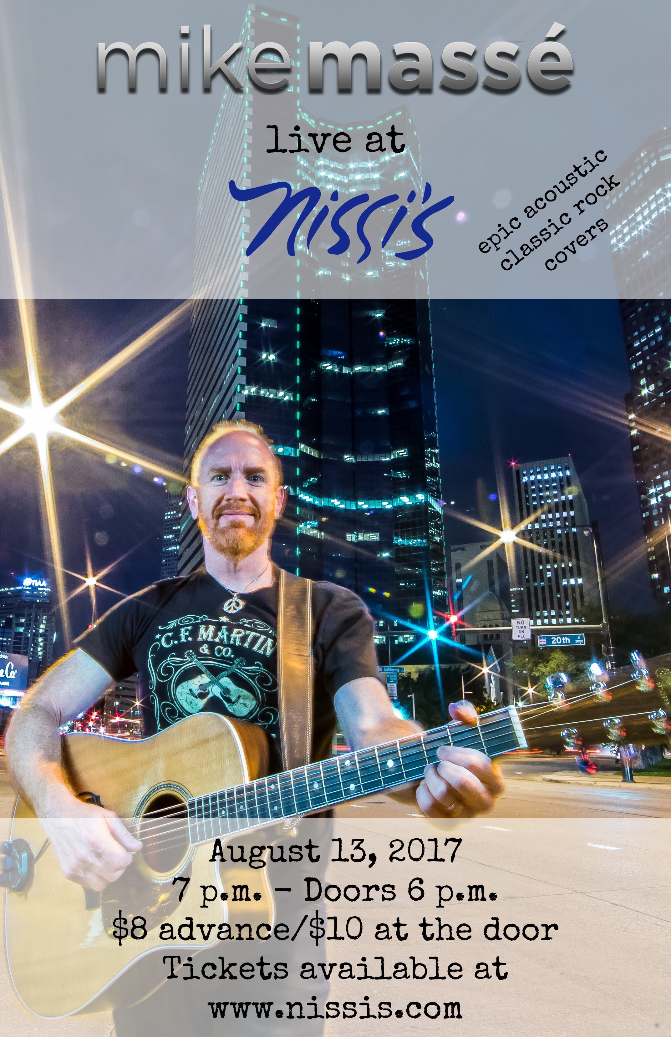 An evening of epic acoustic covers with Mike Masse – Aug 13 2017 – 7:00pm 00168