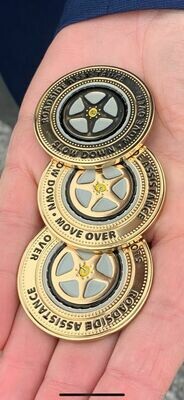 Slow Down Move Over Challenge Coins! Slow Down Move Over Challenge Coins!
