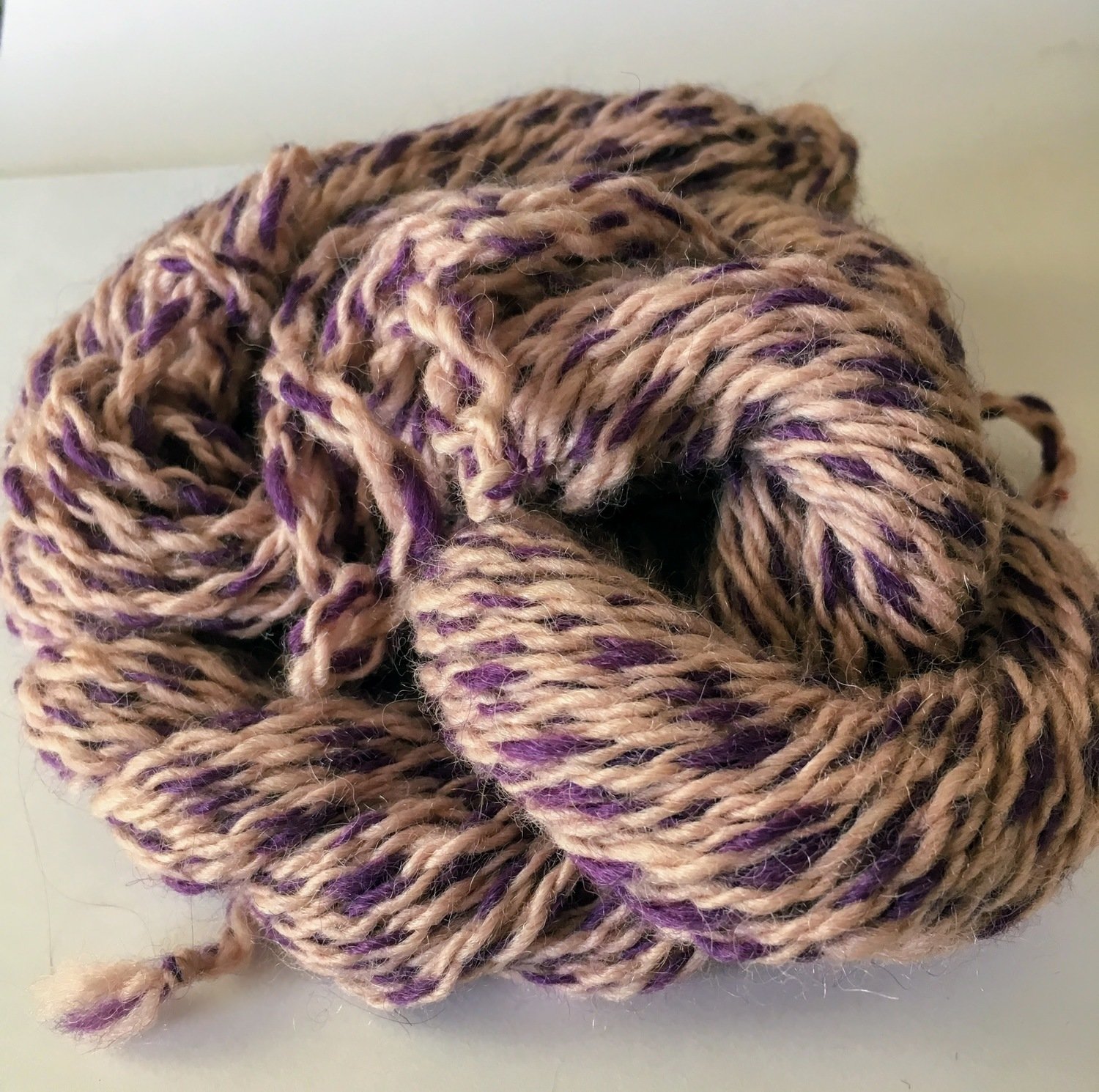 Breezy Hill Cottage-Milled, Hand-Dyed Yarn - Plum Ice Breezy Hill Cottage-Milled, Hand-Dyed Yarn - Plum Ice