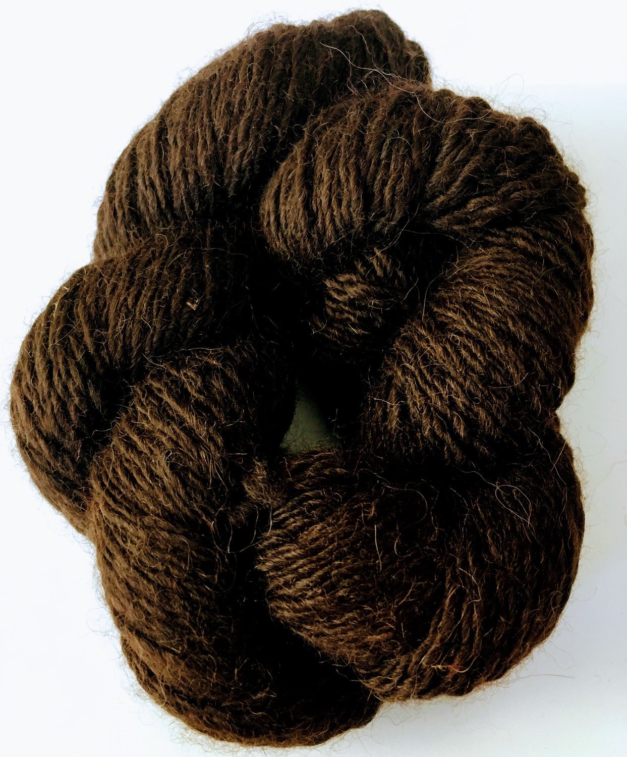 Breezy Hill Cottage-Milled, Hand-Dyed Yarn - Chocolate Breezy Hill Cottage-Milled, Hand-Dyed Yarn - Chocolate