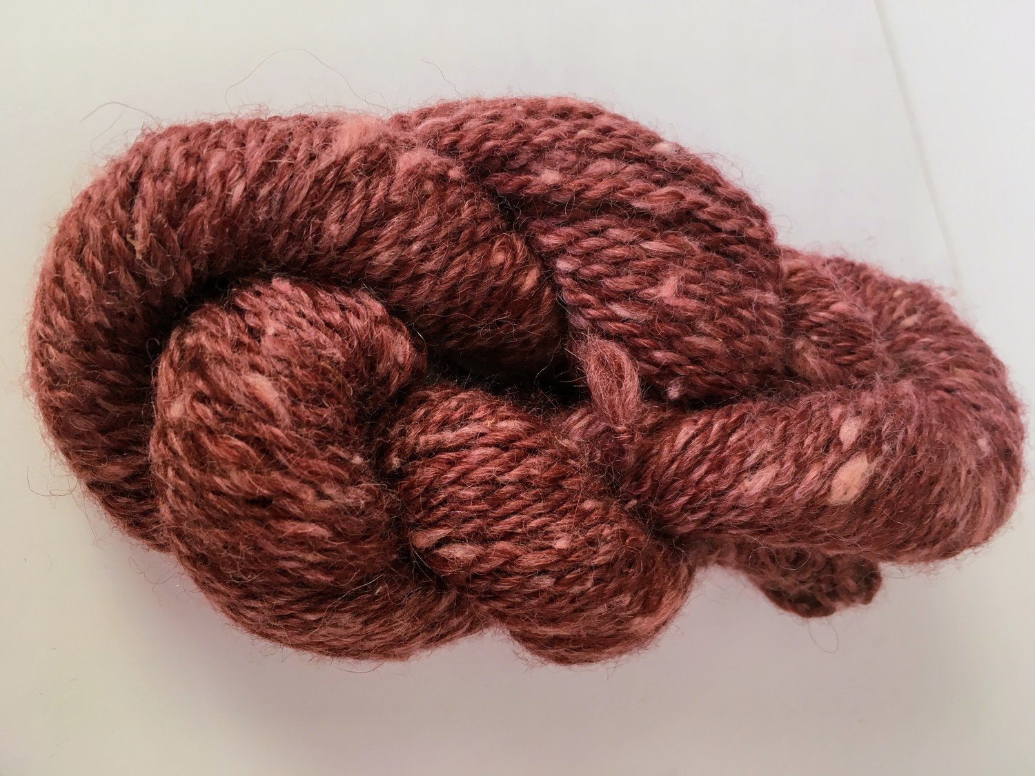 Breezy Hill Cottage-Milled, Hand-Dyed Yarn - Wine Breezy Hill Cottage-Milled, Hand-Dyed Yarn - Wine