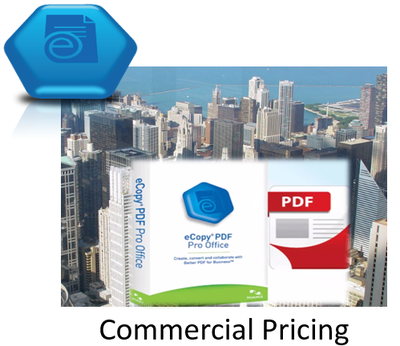 eCopy PDF Pro Office version 6.3 1 license 5 users 18 months support