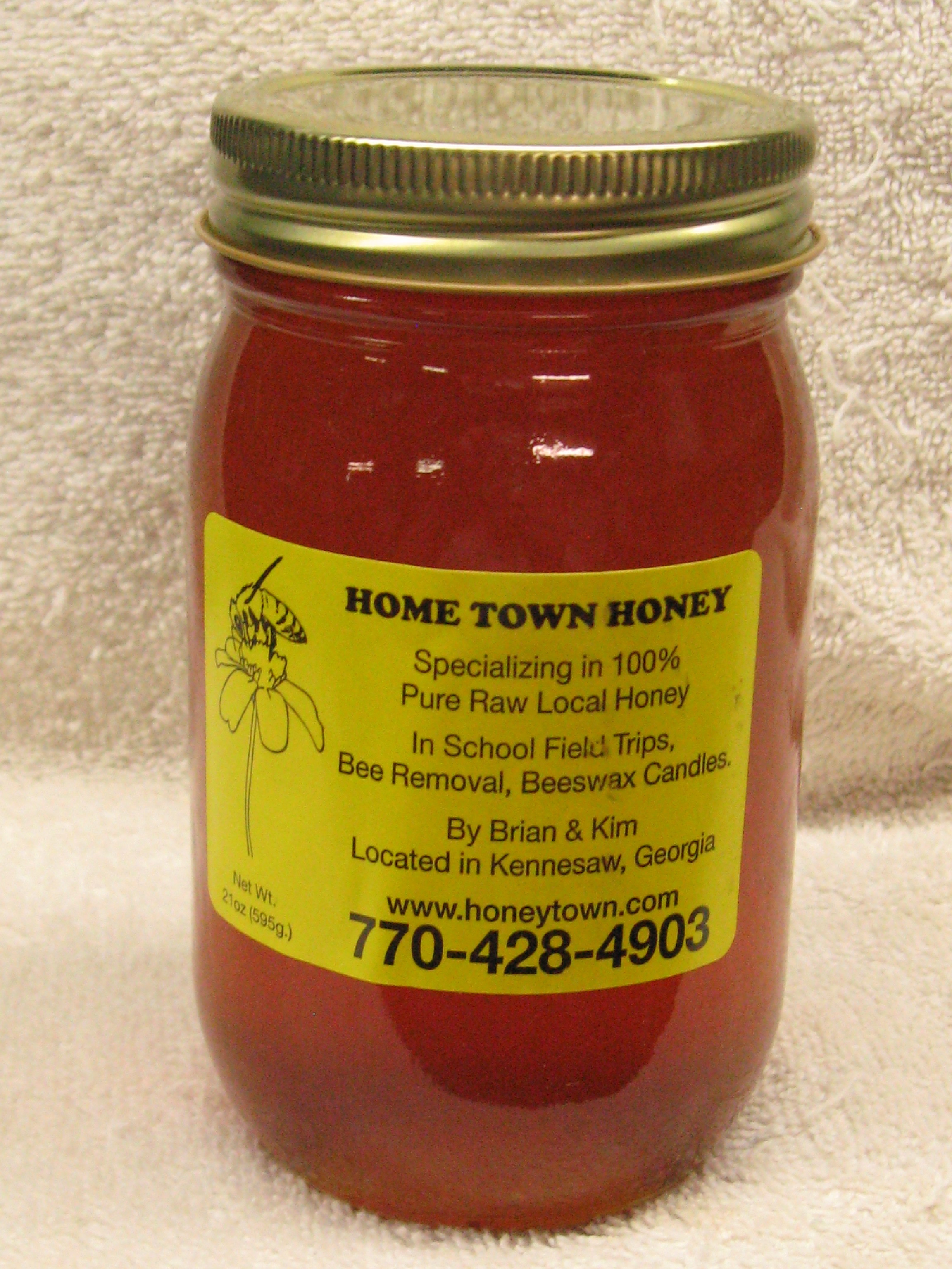 Honey - 21 oz Pint - Glass 21PtsG