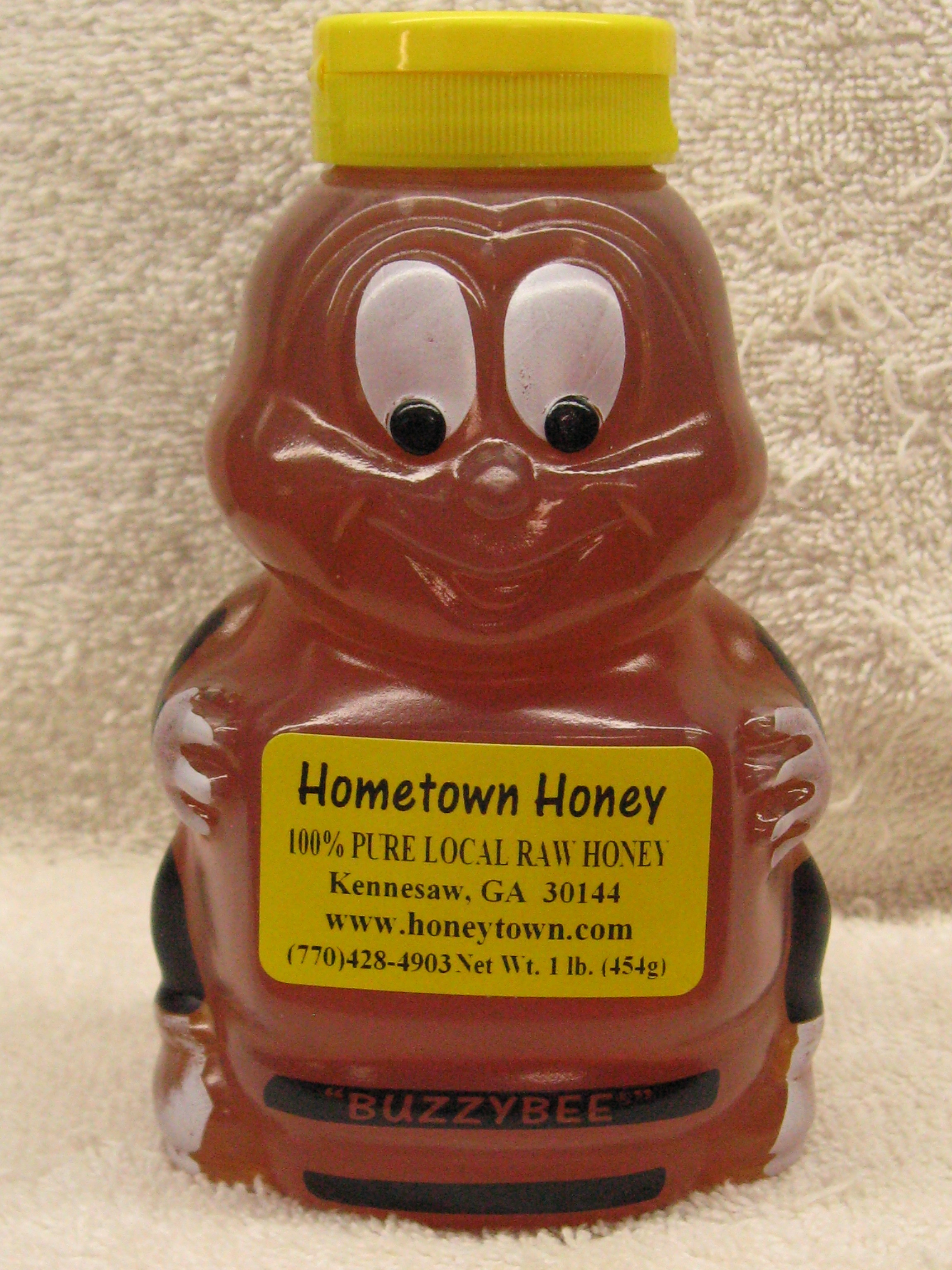 16oz Honey Bee Plastic 16ozHBP