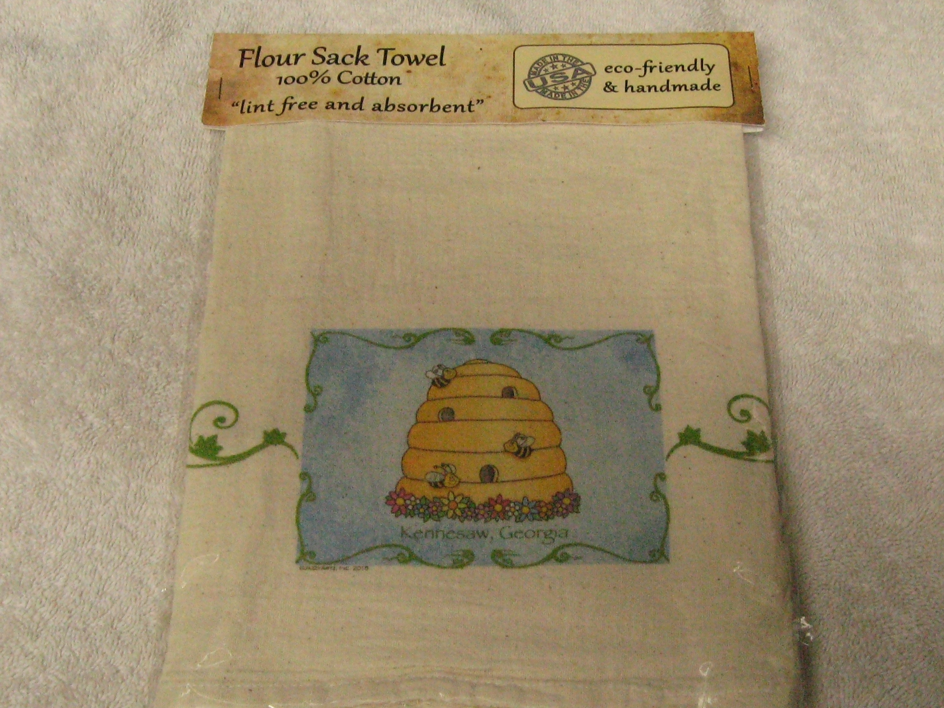 Towel- Beehive Flour Sack Towel hth003