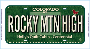 Rocky Mtn High License Plate Rocky Mtn High License Plate