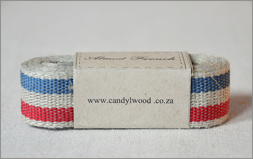 Almost French - Woven Flax Ribbon