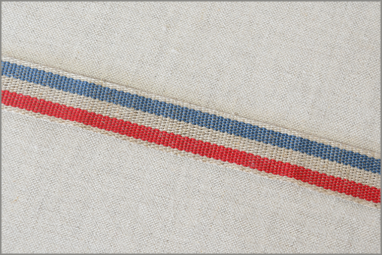 Almost French - Woven Flax Ribbon