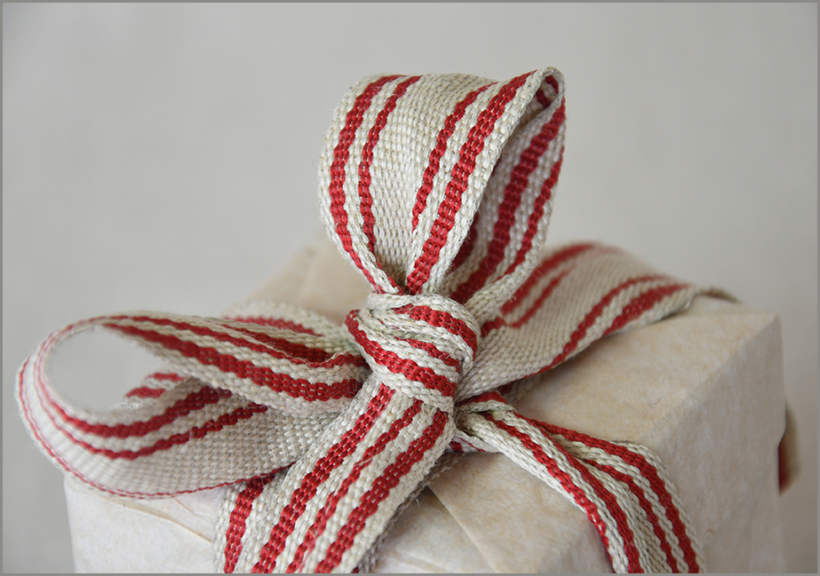Gemini - Saddle-stitch Flax Ribbon