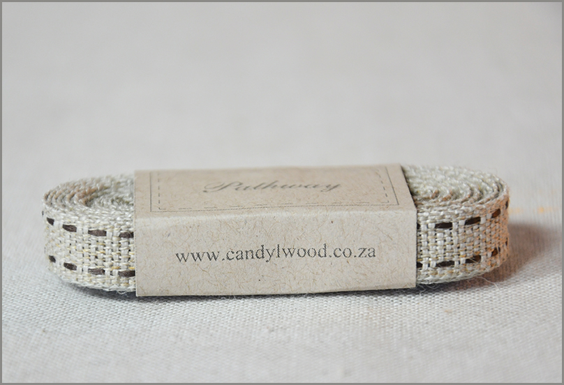 Pathway - Saddle-stitch Woven Flax Ribbon