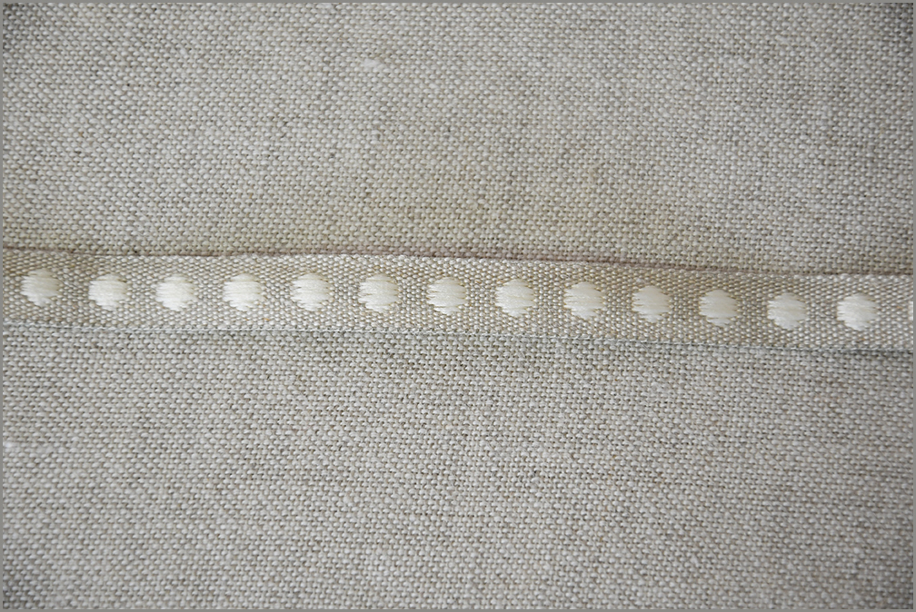 Cafe Latte - Woven Flax Ribbon